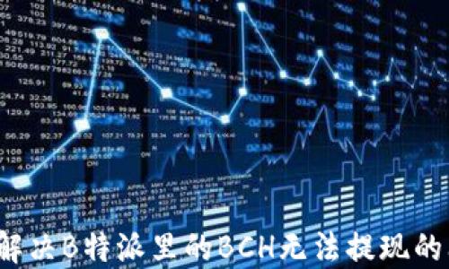 如何解决B特派里的BCH无法提现的问题?